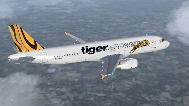 Screenshot 1 — Tiger Airways Airbus A320