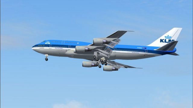 Screenshot 1 — KLM Boeing 747-300