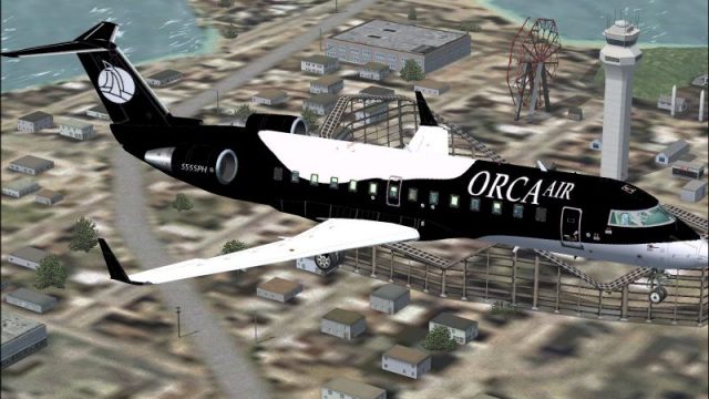 Screenshot 1 — Orca Air Bombardier CRJ-200