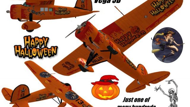 Screenshot 1 — Lockheed Vega 5B Halloween Theme