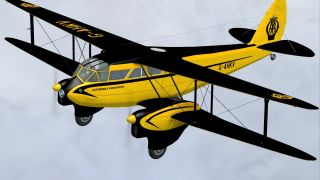 Screenshot 2 — FSX/P3D Automobile Association DeHavilland DH.89A Rapide
