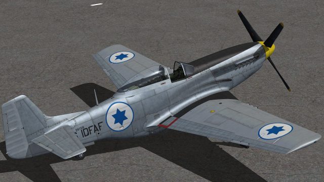 Screenshot 1 — Warbirdsim P-51D Mustang Repaint