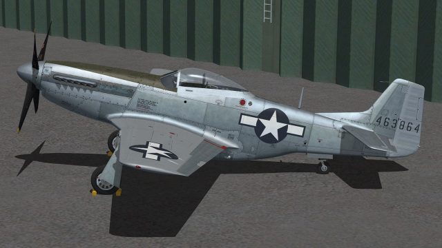 Screenshot 1 — P-51D Mustang "Factory Fresh 44-63864"