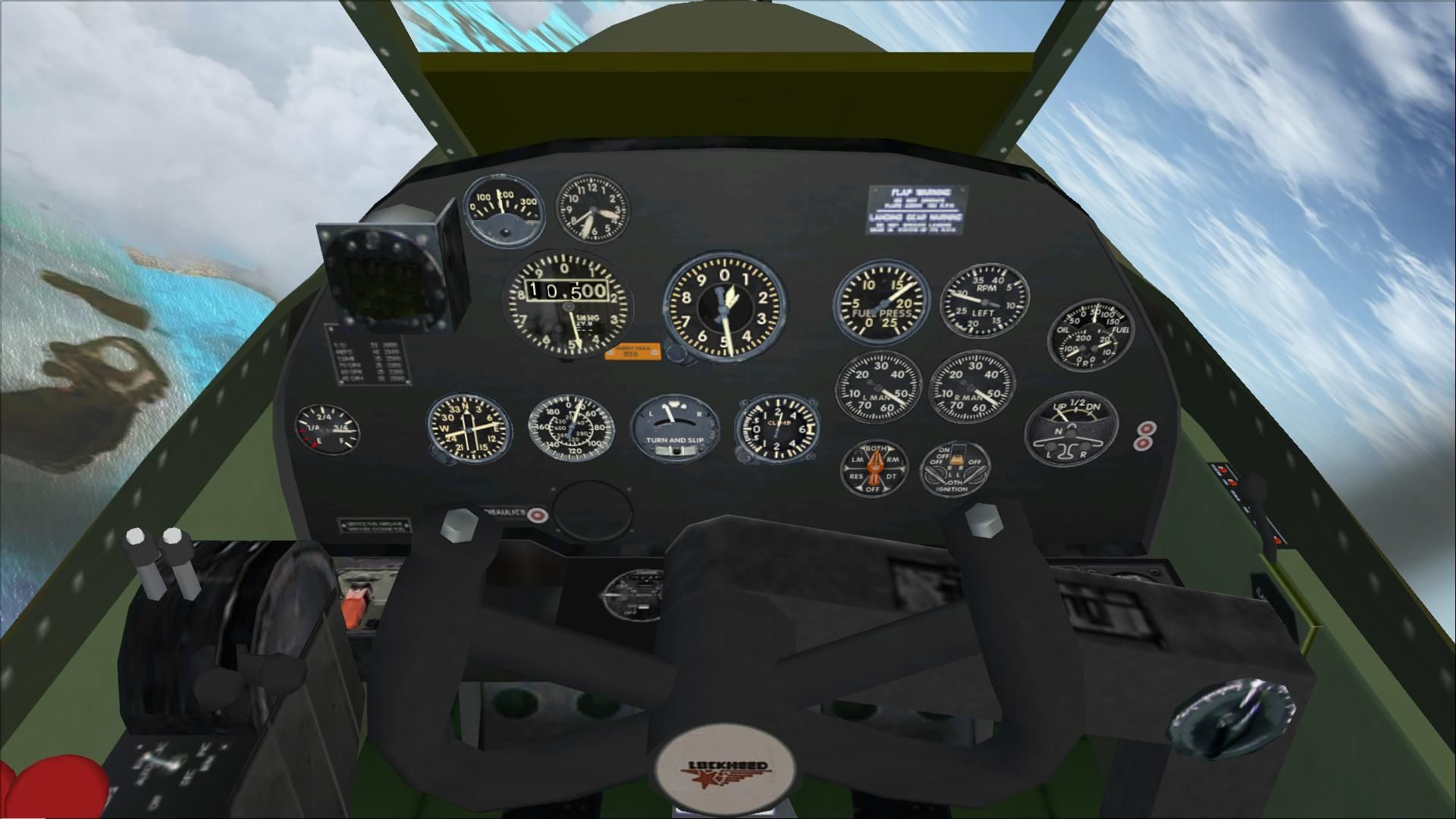 P38 Lightning (Extension Microsoft Flight Simulator X / 2004