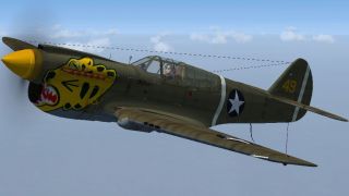 Screenshot 1 — Curtiss P-40E Aleutian Tigers