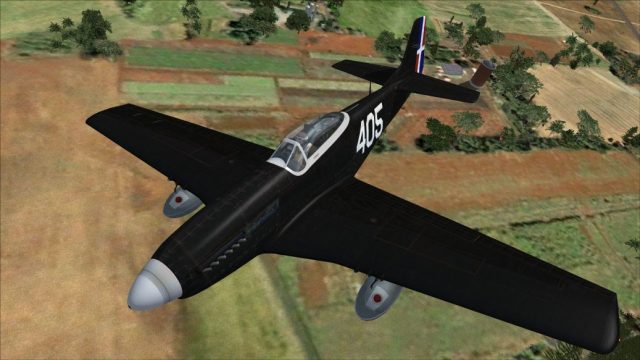 Screenshot 1 — P-51D Little Friends - Magic Town