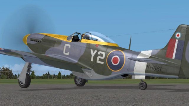 Screenshot 1 — RCAF P-51D Mustang IV KH661
