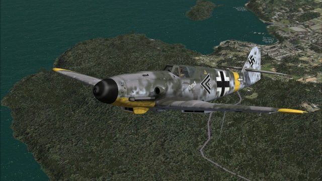 Screenshot 1 — Flight Replicas BF109-k4 Textures Pack