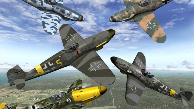 Screenshot 1 — Flight Replicas BF109-k4 Pack