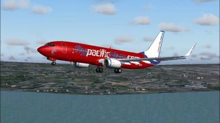 Screenshot 1 — Pacific Blue Boeing 737-800