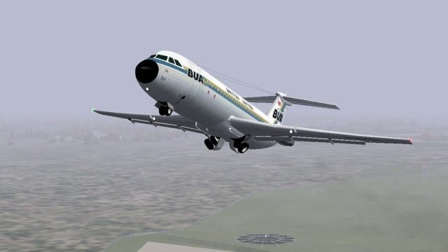 Screenshot 1 — British United BAC One-Eleven 201 G-ASTJ