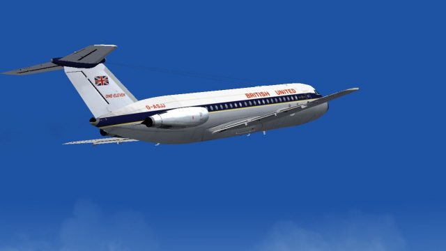 Screenshot 1 — British United BAC One-Eleven 201