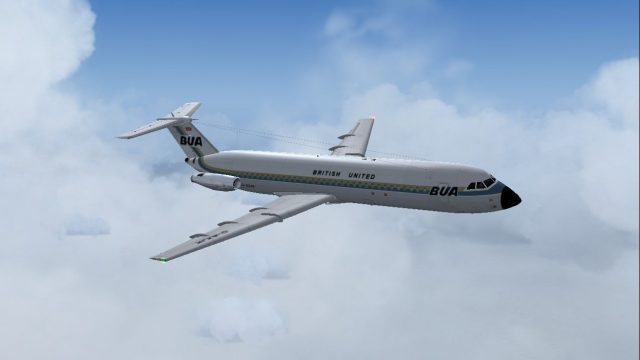 Screenshot 1 — British United BAC One-Eleven 501
