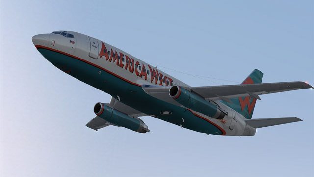 Screenshot 1 — America West Boeing 737-200 N188AW