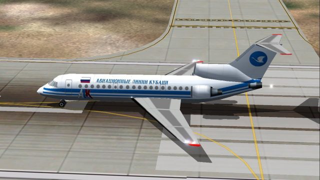 Screenshot 1 — Kuban Airlines Yak-42