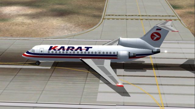 Screenshot 1 — Karat Airlines Yak-42