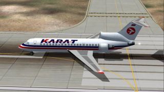 Screenshot 1 — Karat Airlines Yak-42