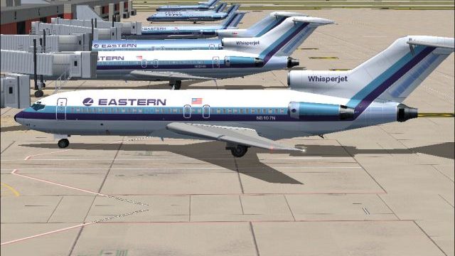 Screenshot 1 — EAL Boeing 727-100 1970's Whtie Variation