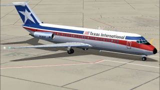 Screenshot 1 — Texas Int'l Douglas DC-9-10 V2