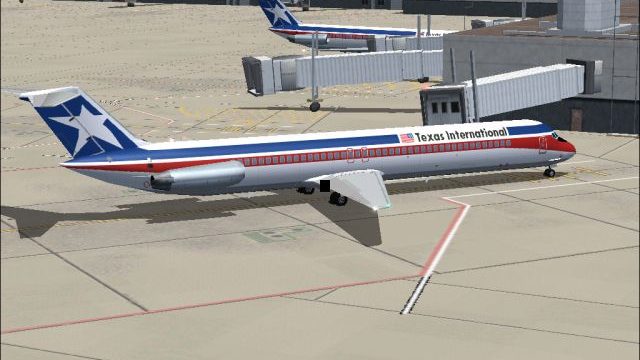 Screenshot 1 — Texas Int'l Douglas DC-9-50 V2