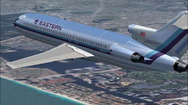 Screenshot 1 — EAL Boeing 727-200 Bare Metal (Last Variation)