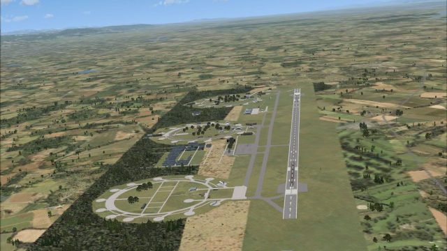 Screenshot 1 — RCAF Baden-Sollingen AB Scenery