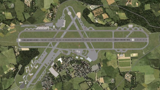 Screenshot 1 — Newquay/St. Mawgan Airport Scenery