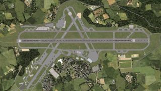 Screenshot 1 — Newquay/St. Mawgan Airport Scenery