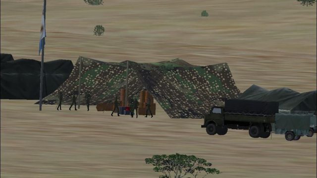 Screenshot 1 — Goose Green Airport Scenery