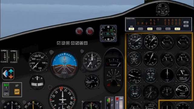 Screenshot 1 — Daisuke Yamamoto C-119 Panel FSX Upgrade
