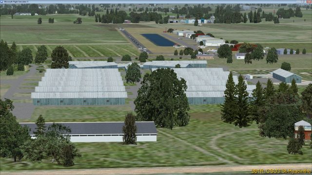 Screenshot 1 — Quebec Airports - St-Hyacinthe Aerodrome Scenery