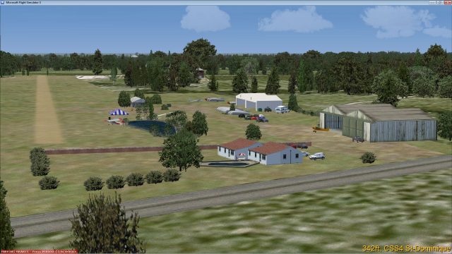 Screenshot 1 — Quebec Airports - St-Dominique Airfield Scenery