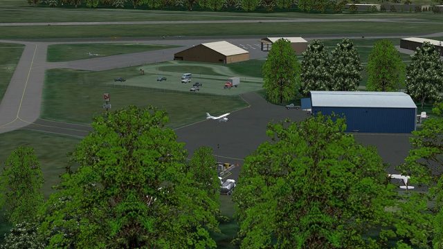 Screenshot 1 — Saratoga County Airport V2 Scenery