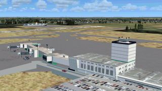 Screenshot 1 — Evers International Airport Scenery