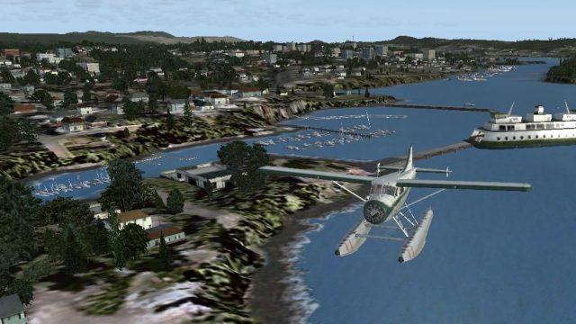Screenshot 1 — British Columbia Float Bases Scenery