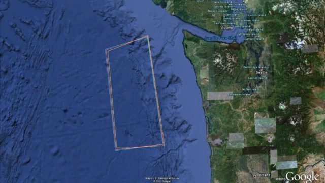 Screenshot 1 — Carrier Group Track Off Washington Coast