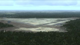 Screenshot 2 — Mackall Army Airfield Scenery
