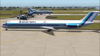 Screenshot 1 — EAL Douglas DC-9-50 Modified White V2.0
