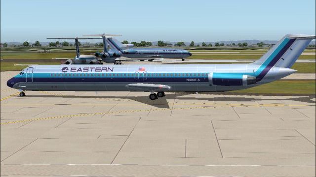 Screenshot 1 — EAL Douglas DC-9-50 Bare Metal V2.0