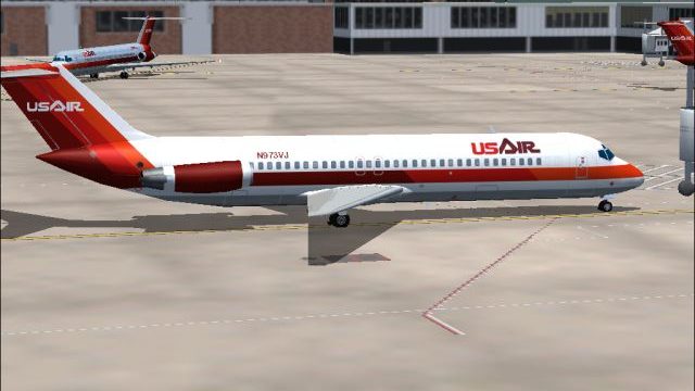 Screenshot 1 — USAir Douglas DC-9-30