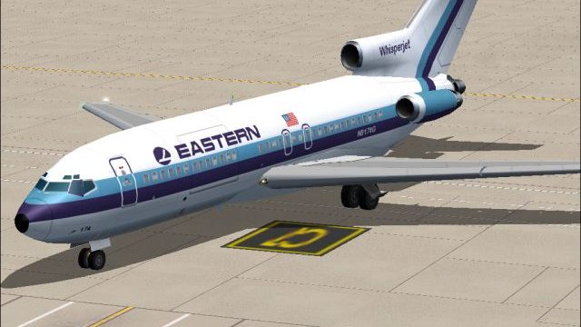 Screenshot 1 — EAL Boeing 727-100QC Delivery White V2.0