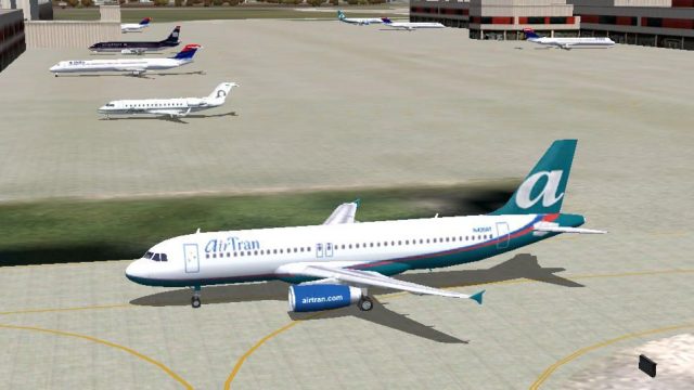 Screenshot 1 — AirTran Airbus A320-200