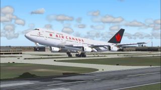 Screenshot 1 — Air Canada Boeing 747-400 C-FGNZ