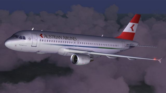 Screenshot 1 — Austrian Airlines Airbus A320 OE-LBQ