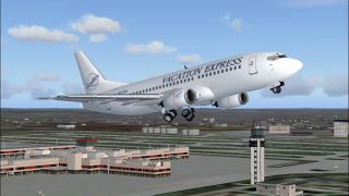 Screenshot 1 — Vacation Express Boeing 737-300