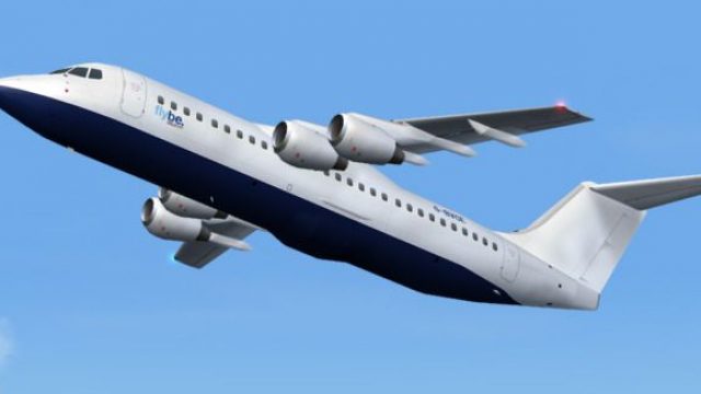Screenshot 1 — Flybe BAe 146-300 AI Package 2