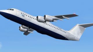 Screenshot 1 — Flybe BAe 146-300 AI Package 2
