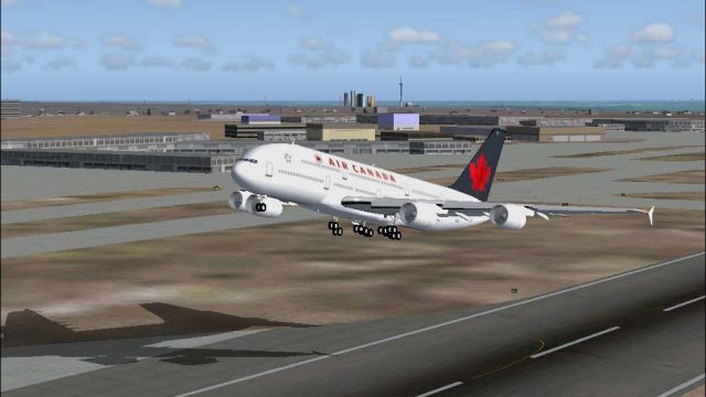 Screenshot 1 — Air Canada Airbus A380 C-GALP