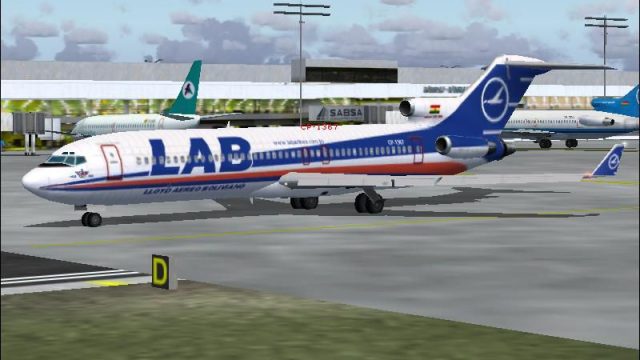 Screenshot 1 — Lloyd Aereo Boliviano Boeing 727-200 CP-1367