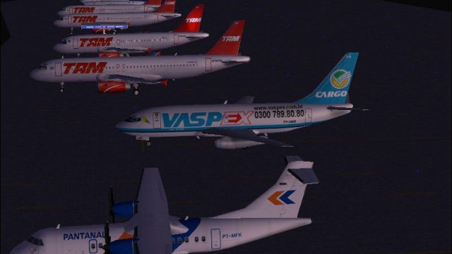 Screenshot 1 — Vaspex Boeing 737-200 PP-SMD
